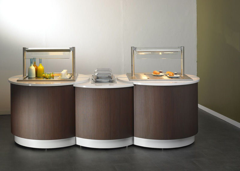 Central Refrigerated Buffet Display 